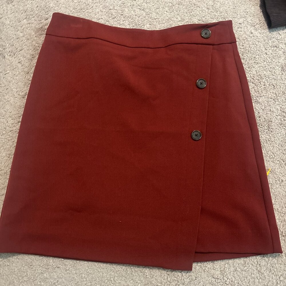 Loft Button Down skirt